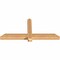 Ekena Millwork Eugene Smooth Timber Gable Bracket, Western Red Cedar, 48"W x 22"H x 3 1/2"D x 3 1/2"F, 11/12 Pitch GBW048X22X0404EUG00SWR - alternate 3